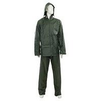 Silverline Rain Suit Green 2pce XXL 79 - 138cm (31 - 54\