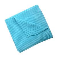 Silvercloud Love Colour Cotton Blanket in Turquoise