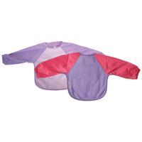 Silly Billyz Long Sleeved Bibs Fleece Large 2 Pack in Pink and Lilac