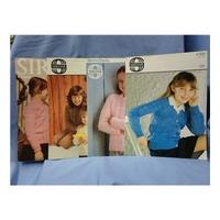 Sirdar Vintage Knitting Children\'s Knitting Pattern Pack White