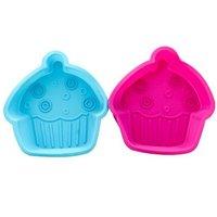 Silicone Cup Cake Mould - Assorted Colours - Single