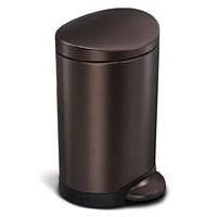 Simple Human 6L Semi-Round Pedal Bin