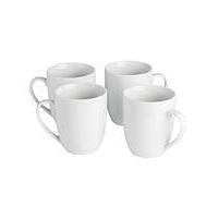 simply white set of 4 mugs