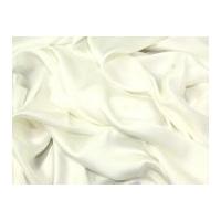 Silky Satin Dress Fabric Ivory