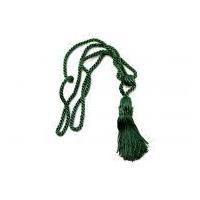 silky curtain tie backs emerald green