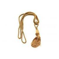 Silky Curtain Tie Backs Beige