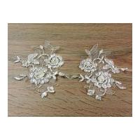 Sienna Beaded Couture Bridal Lace Appliques Gold