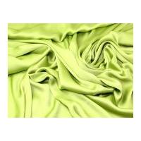 Silky Satin Dress Fabric Chartreuse Green