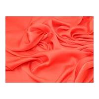 Silky Satin Dress Fabric Orange