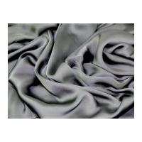 Silky Satin Dress Fabric Pewter Grey