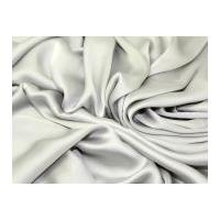 silky satin dress fabric silver