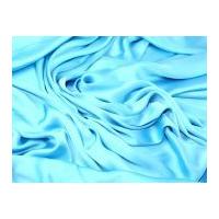 Silky Satin Dress Fabric Turquoise