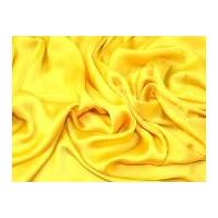 Silky Satin Dress Fabric Yellow