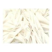 Silky Stretch Jersey Knit Dress Fabric Ivory