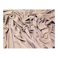 Silky Stretch Jersey Knit Dress Fabric Taupe Brown