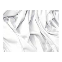 Silky Stretch Jersey Knit Dress Fabric White