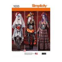 Simplicity Ladies Sewing Pattern 1033 Fancy Dress Costumes