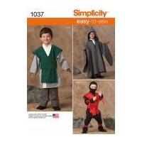 Simplicity Boys Sewing Pattern 1037 Fancy Dress Costumes