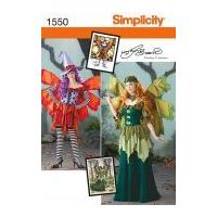 simplicity ladies sewing pattern 1550 fairy fancy dress costumes with  ...