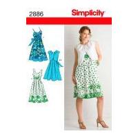 Simplicity Ladies Sewing Pattern 2886 Summer Dresses & Bolero