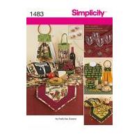 Simplicity Homeware Easy Sewing Pattern 1483 Tableware & Kitchen Accessories