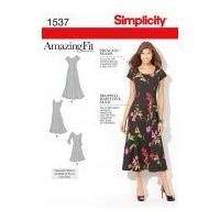 simplicity ladies sewing pattern 1537 princess seam dresses