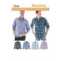 simplicity men39s sewing pattern 1544 smart long sleeve shirts