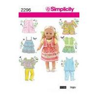 simplicity crafts sewing pattern 2296 18 doll clothes