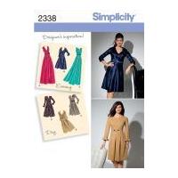 simplicity ladies sewing pattern 2338 day evening dresses
