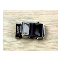 Simplicity Military Metal Buckle Fastener Silver