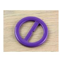 Simplicity Round Plastic Slide Buckle Fastener Purple