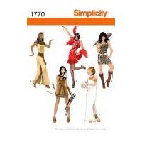Simplicity Ladies Sewing Pattern 1770 Fancy Dress Costumes