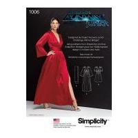 Simplicity Ladies Sewing Pattern 1006 Dresses in Two Lengths & Sash