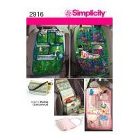 Simplicity Accessories Easy Sewing Pattern 2916 Car Organizers