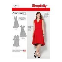Simplicity Ladies Sewing Pattern 1011 Amazing Fit Dresses