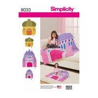 Simplicity Childrens & Dolls Sewing Pattern 8033 Mix & Match Rag Quilts