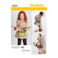 Simplicity Girls Sewing Pattern 8101 Dress & Tunic Top
