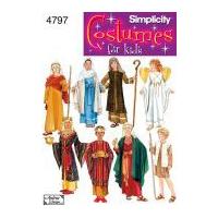 Simplicity Childrens Sewing Pattern 4797 Fancy Dress Nativity Costumes