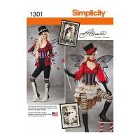 Simplicity Ladies Sewing Pattern 1301 Fancy Dress Costumes