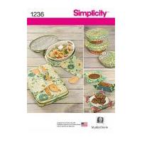 Simplicity Homeware Easy Sewing Pattern 1236 Kitchen Accessories