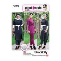 Simplicity Ladies Sewing Pattern 1019 Tunic, Pants, Belt & Cowl