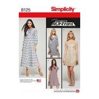 Simplicity Ladies Sewing Pattern 8125 Dresses with Bodice Variations