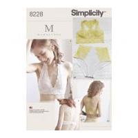 Simplicity Ladies Sewing Pattern 8228 Lingerie Soft Cup Bras & Panties Knickers