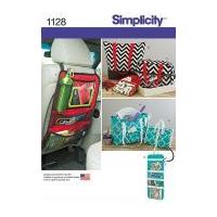 Simplicity Accessories Sewing Pattern 1128 Tote Bags & Organisers in 5 Styles