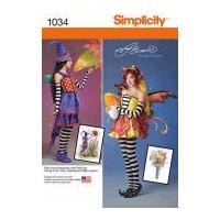 Simplicity Ladies Sewing Pattern 1034 Fancy Dress Costumes
