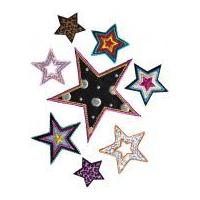 Simplicity Stars Motif Appliques