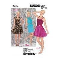 Simplicity Ladies Sewing Pattern 1497 Party Dresses