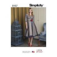 simplicity ladies sewing pattern 8167 special occasion evening dress