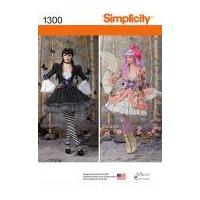 Simplicity Ladies Sewing Pattern 1300 Fancy Dress Costumes
