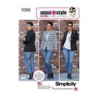 simplicity ladies sewing pattern 1066 jackets belt